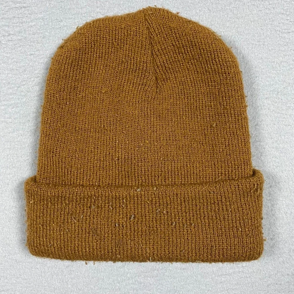 Carhartt Toddler Brown Acrylic Knit Cuffed Beanie Watch Hat CB8905 D15 OSFM